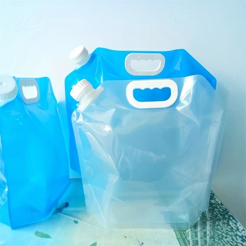 5L/10L Foldable Water Container, Portable Water Storage Bag, for Outdoor Camping, Hiking and Emergency Survival.