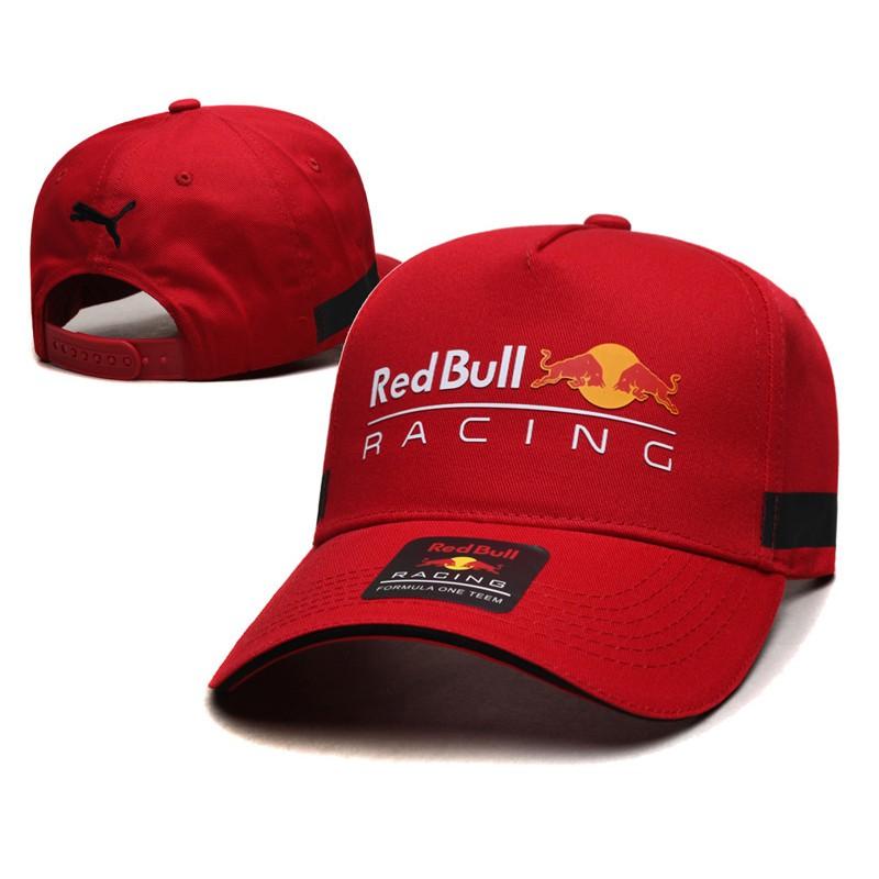 Boné da Equipe Red Bull Racing Verstappen Perez Mesmo Estilo Mistura de Algodão e Linho Chapéu de Basebol Masculino Feminino Todas as Estações Chapéu de Moda