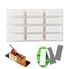 12-fach Rechteckige Silikonform - Mousse-Kuchen Schokolade Sandwich Eis DIY Backwerkzeug