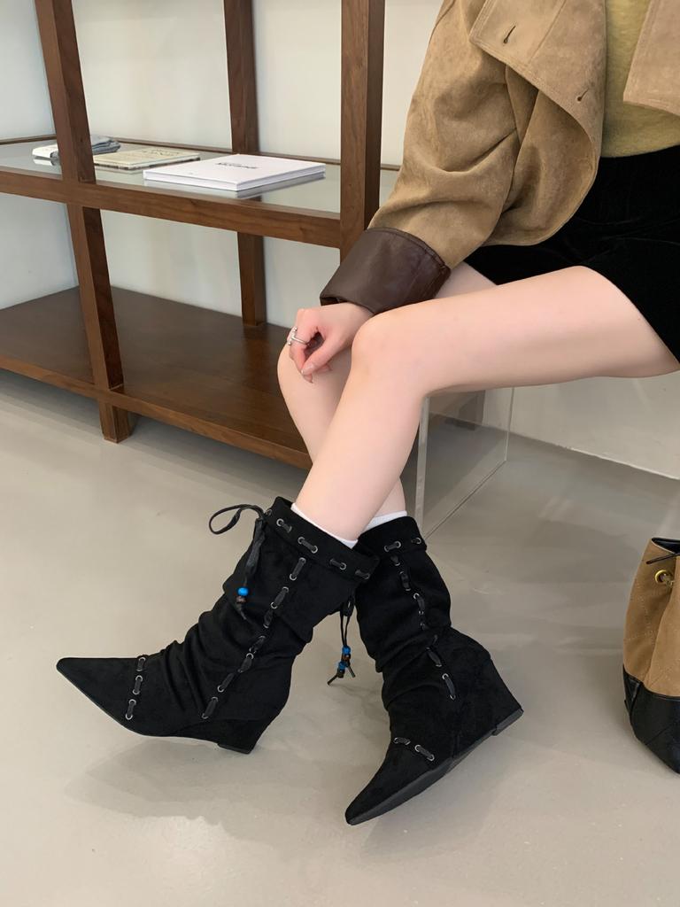 Tassel Ultra Fashion Versatile Inner Enhancement Temperament Great Northwest Travel Boots