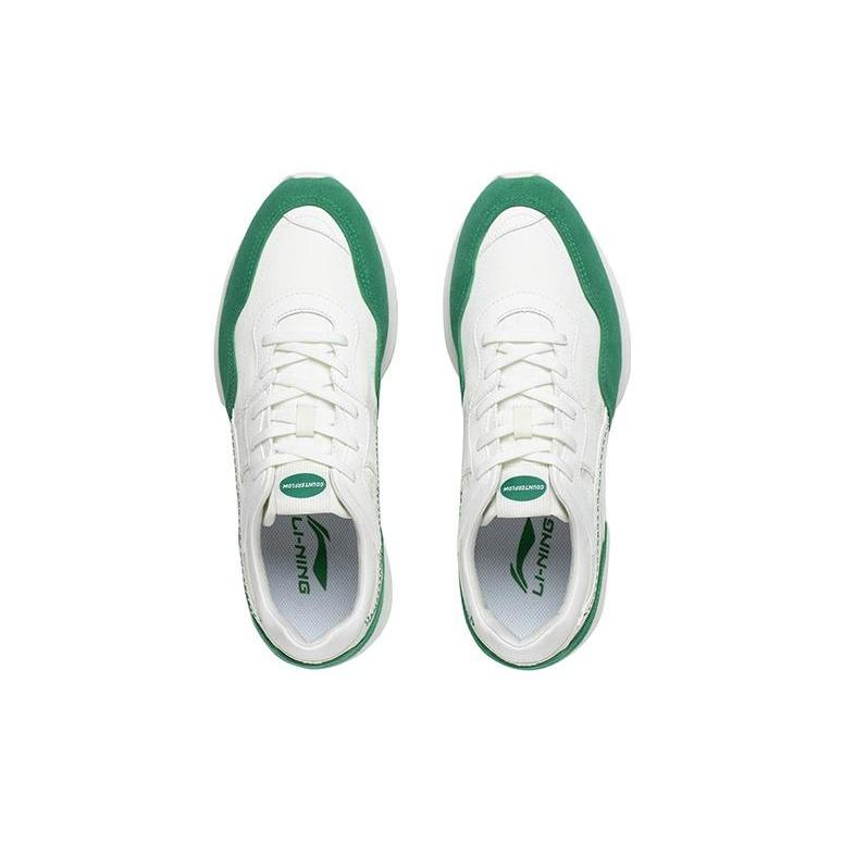 (WMNS) Li-Ning ChengFeng Sneakers 'White Green' Women's AGCT174-3