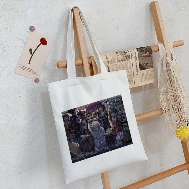 Akudama Drive Killer Japanische Anime-Leinentasche, Shopper, große Kapazität, modische Damentasche, Vintage-Handtaschen, klassische Umhängetasche