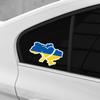 Car Sticker Ukrainian Flag Color Matching Heart Vinyl Decal Waterproof Sticker Car Moto Notebook Auto Exterior Decor Accessories