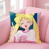 Sailor Moon Anime Lovely Cushion Cover Comfortable Reversible Pillow Cover Ideal for Car Sofa Bedroom  Beyond