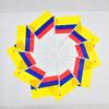 Colombia 10 piezas de banderas para agitar a mano de 14*21 cm