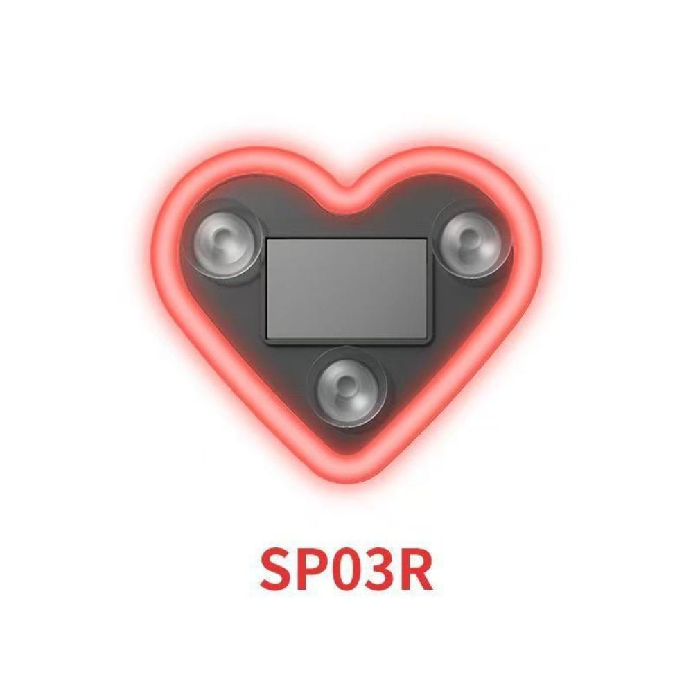 

Heart Shaped Car Ambient Light Glowing Neon Lamp Led Atmosphere Light Interior Decoration Lights красный