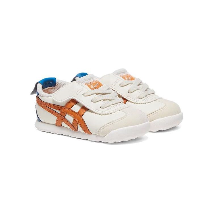 ONITSUKA TIGER Mexico 66 TS Cream Rust Orange Baby Sneakers 1184A074-116