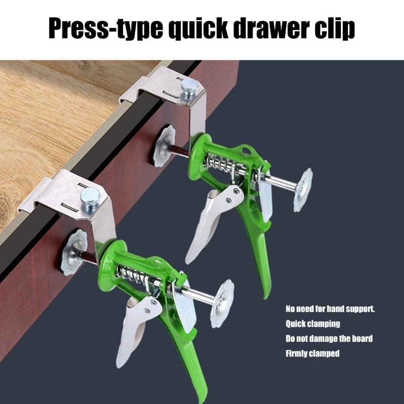 Professional Drawer Face Clamps Fixing Clip Suitable for Efficient Installation of Cabinet Panel in Various Home Setting