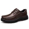 Fashion Slip Resistent Luxury Man Leisure Hiking Shoes Genuine Leather Male Outdoor Shoes Fashion Driving Shoes Comfy Business Footwear