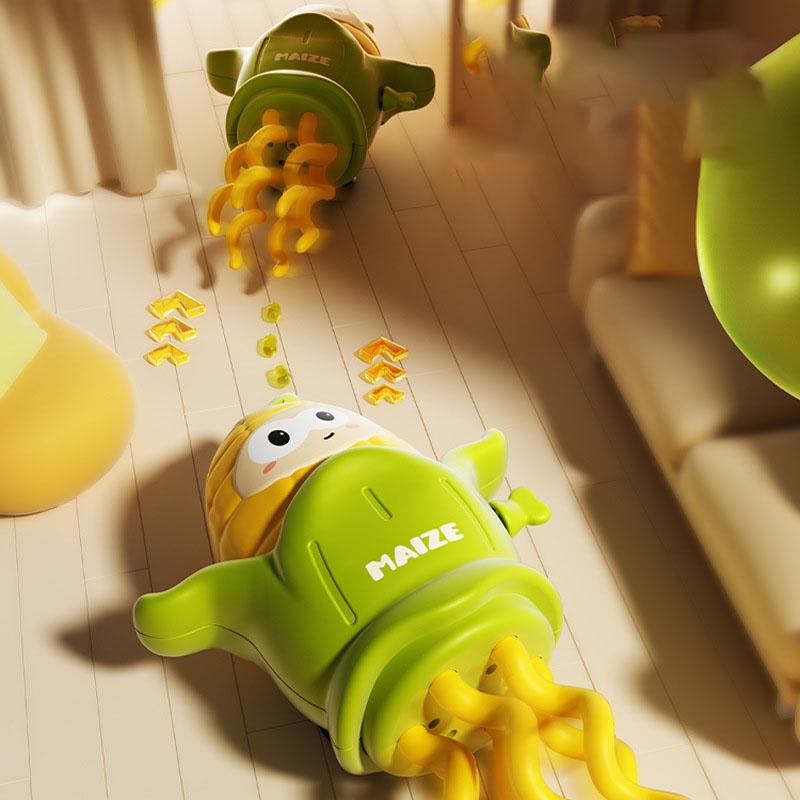 2025 New Kids' Magical Twisting Dancing Corn Wind-Up Toy Baby Learning to Walk Octopus