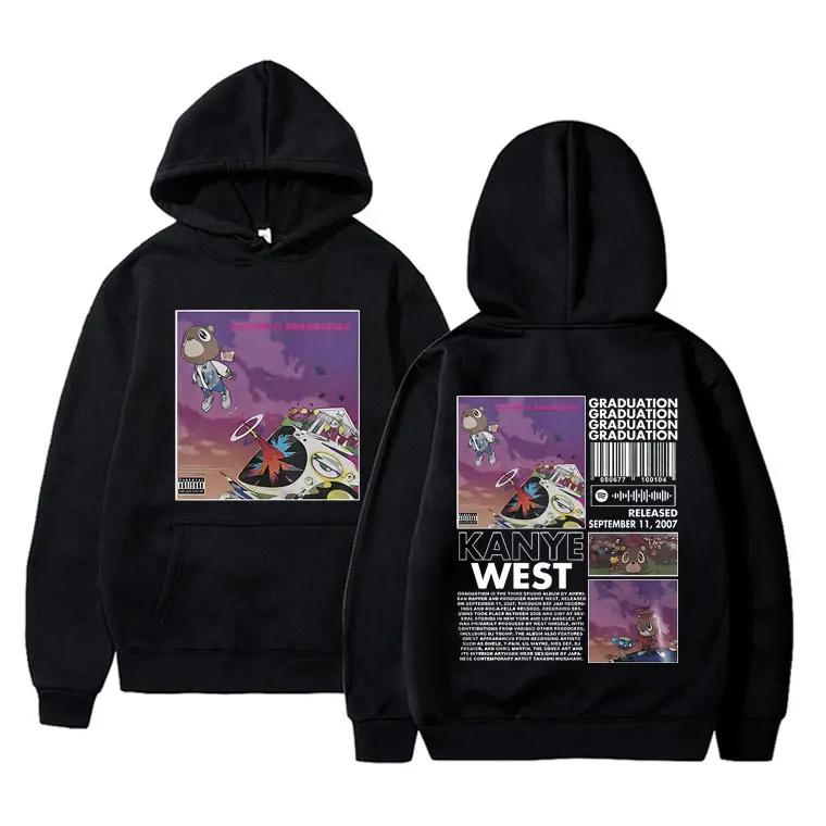 Autumn/Winter Male Rap Singer Kanye West Cool Street Trendy Hip Hop Casual Sportswear Casual Clothing Warm Fashion Hoodie Gift