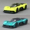 Simulation 1/39 Aston Martin Valkyrie Alloy Car Model Children's Toy Vehicle Pull Back Diecast Miniature Voiture Home Decor
