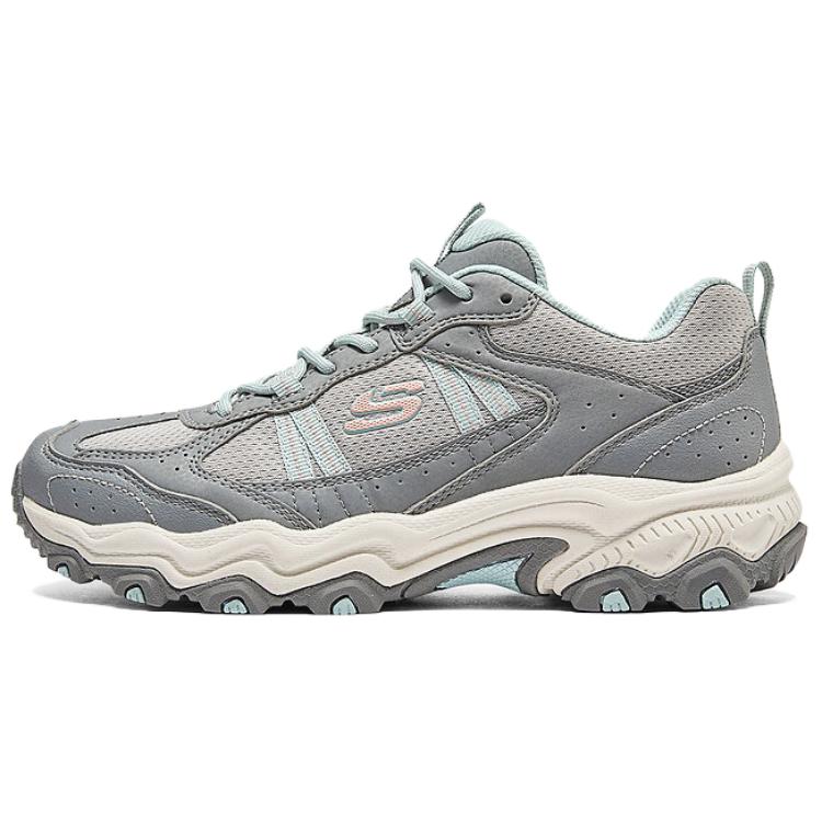 Skechers Stamina At Уличная обувь Легкая амортизация Стабильное сцепление Прочная поддержка Дышащие Низкие папины кроссовки Женские кроссовки Серый 180125-GYBL 37