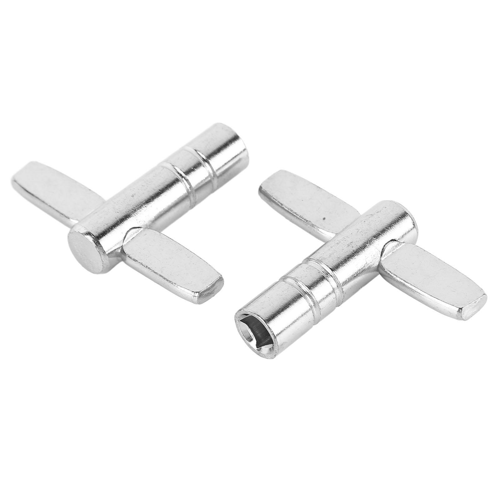 

2Pcs Drum Key Metal Multifunctional Portable Easy to Operate Drum Tuning Key Tuner
