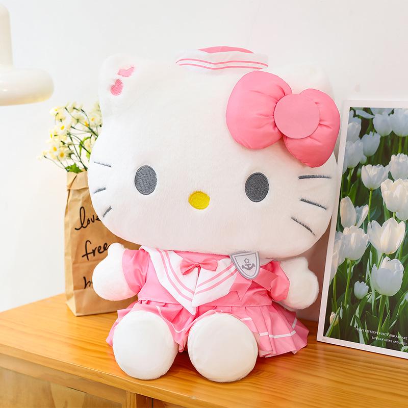

Sailor Suit Hello Kitty Plush Toy – Holiday Gift & Collectible 38cm (420g)