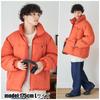 WEGO Down POLO Down Padded Winter Golf Size Dark Orange Men's Eco-Friendly Jacket, Web-Exclusive, Custom-Made, U.S. ASSN., Outerwear, Blouson, Wear,