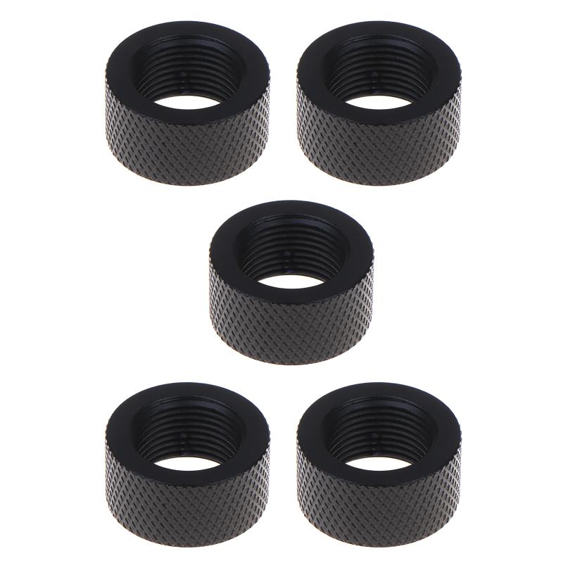 1/3/5Pcs 14Mm Ccw Pipe Thread Protection Aluminium Cap 14Mm Counterclockwise Thread Fastener