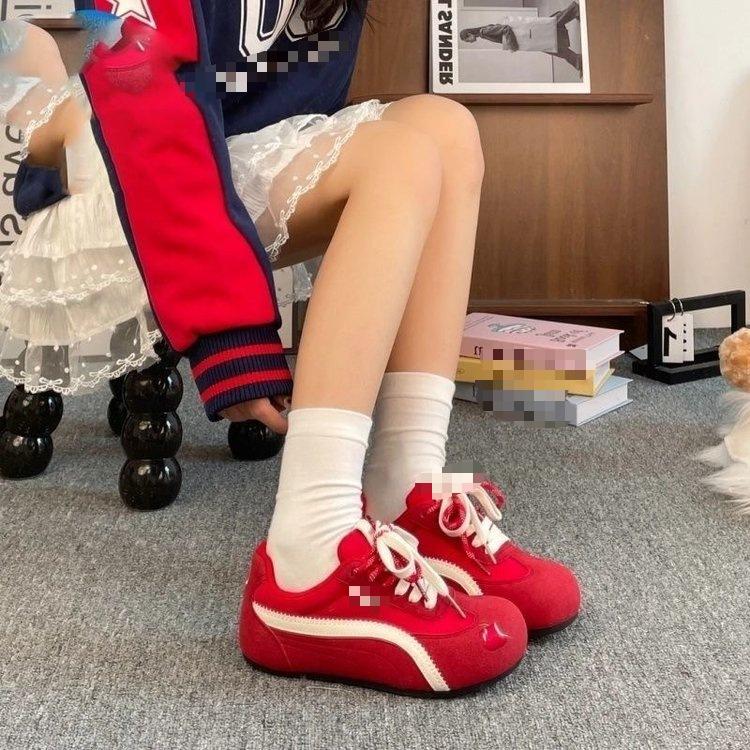 Casual German training shoes ins tide year new spring big head shoes low top sports board shoes