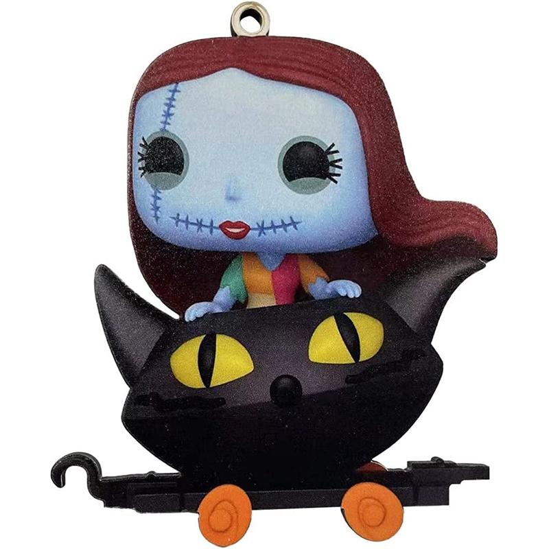 Pingente Único de Árvore de Natal Jack Sally Pesadelo Antes do Natal Decoração de Halloween