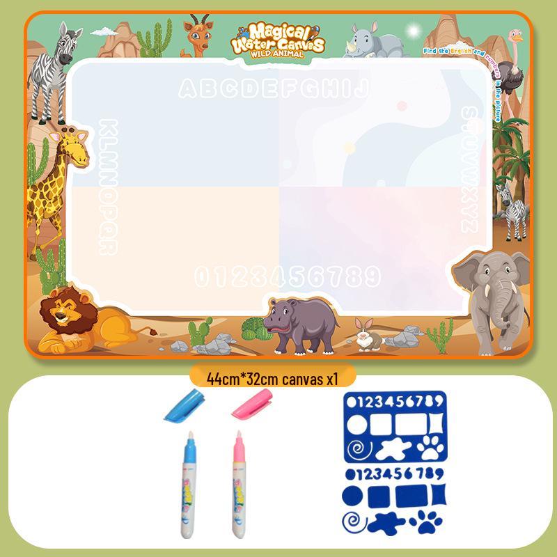 Magic Water Canvas: Children's Educational Drawing & Doodle Mat Easel