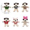 Cane Cucciolo Peluche Occhiali Decorazione Specchietto Retrovisore Auto Ornamento Auto Ciondolo Decorazione Console Centrale Accessori per la Casa