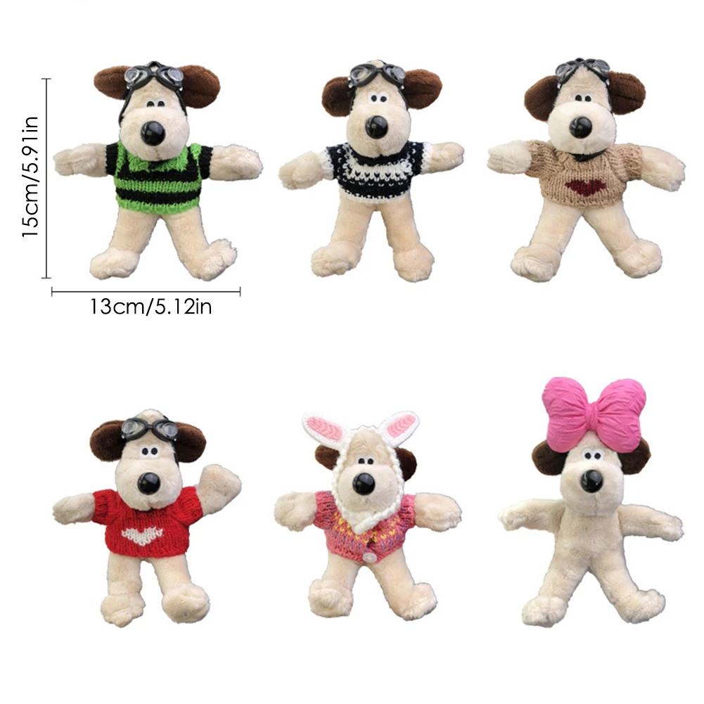 Cane Cucciolo Peluche Occhiali Decorazione Specchietto Retrovisore Auto Ornamento Auto Ciondolo Decorazione Console Centrale Accessori per la Casa
