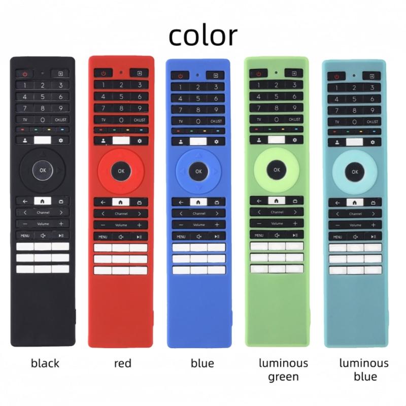 Soft Remote Skin Thickened Remote Protectors Silicone Case Easy Carrying Case Silicone Texture Suitable for ERF3A98T