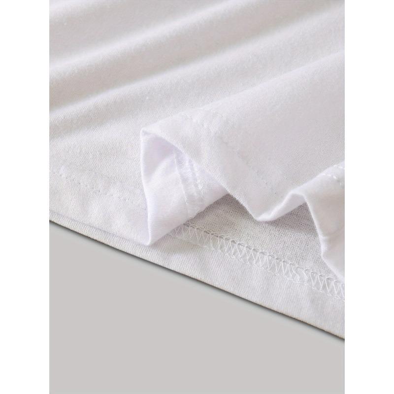 Rozmiar Europejski [Damska Koszulka Casual] love Koszulka - Casualowy Top z Krótkim Rękawem i Okrągłym Dekoltem dla Kobiet - Ubrania na Wiosnę i Lato