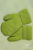 Benita Fleece-Lined Mittens, Lime