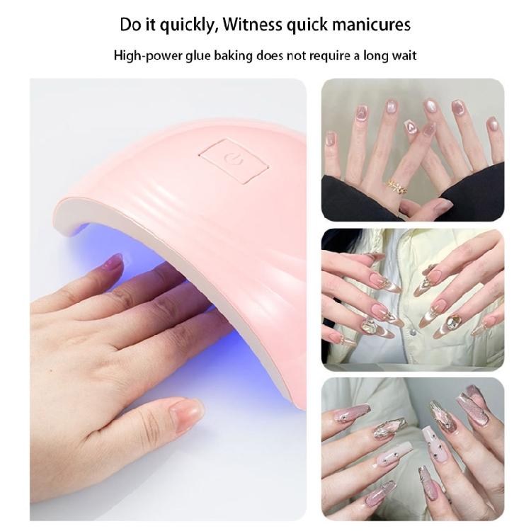 Professional Nail Drying Lamp With 18 LED Beads Nail Dryer 60S 120S Time Setting Nail Art Tools for Fast Curing