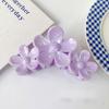 Hair Claw Three-Dimensional Flower Design Large Shark Clip Buns Half-Tied Hair Back Head Hair Claw Commuting Hair Accessories