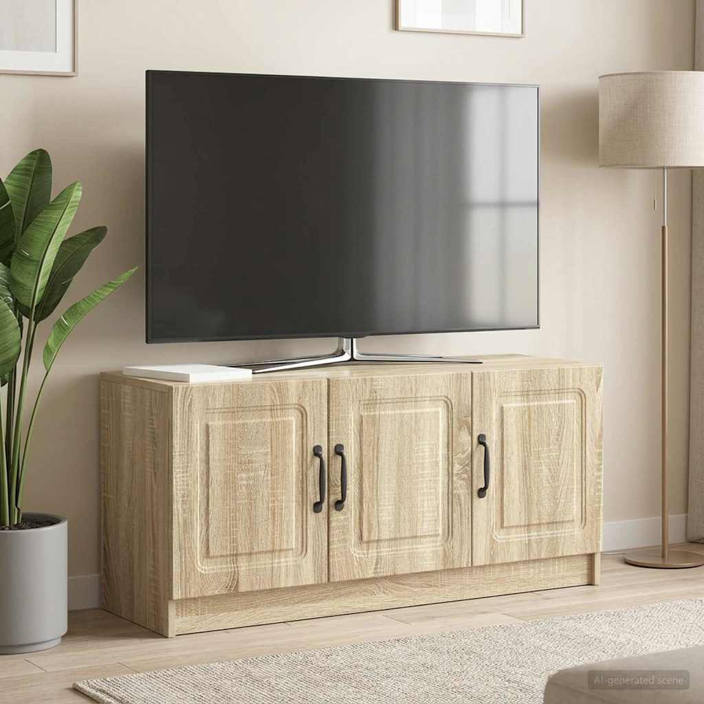 TV Cabinet In Sonoma Oak 99 X 34.5 X 47 Cm Engineered Wood