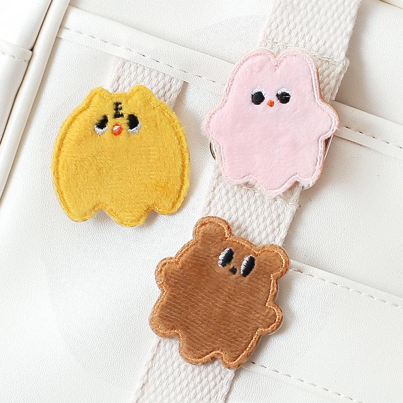 Cute Cartoon Cloth Sticker Free Ironing Free Ironing Self-Adhesive Personalized Embroidery Patch Sticker Hand Ledger Bag Hat Decoration Sticker