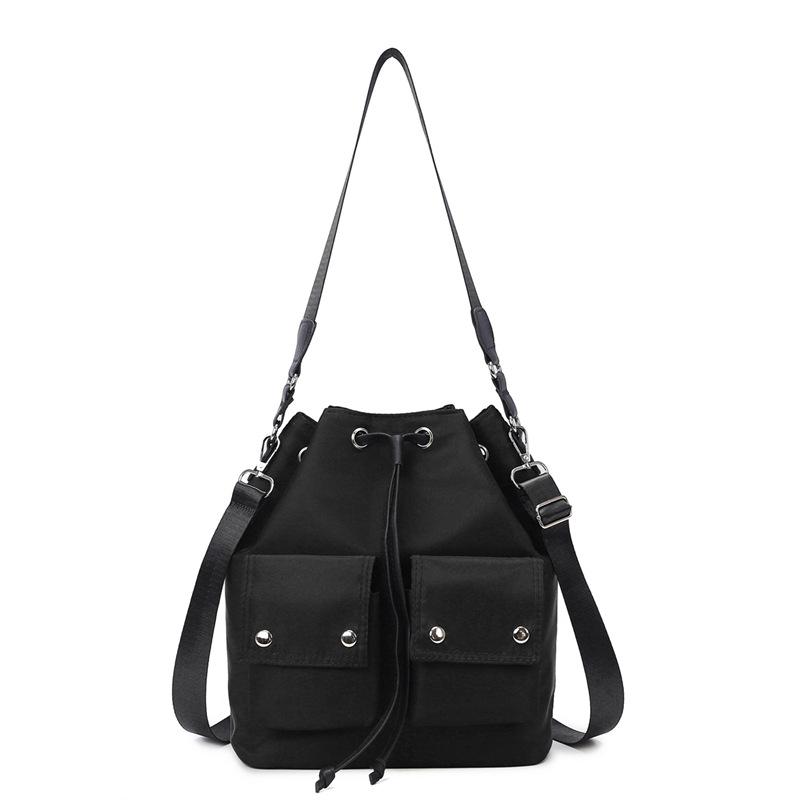 Single-shoulder Bag, Large Capacity, Simple Handbag, Stylish and Casual Women's Bag, Drawstring Single-shoulder Crossbody Bag