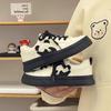 Plateau-Board-Schuhe mit Augenabdeckung, Panda, 22 Neu, lässig, Koreanisch, Nische, schick, Schüler