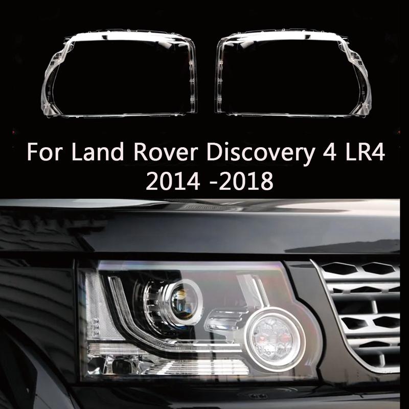For Land Rover Discovery 4 LR4 2014 2015 2016 2017 front Car Headlight Cover Lens Shell Lampcover Lampshade Headlamp housing