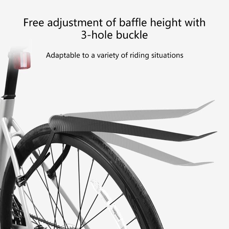 Bike Mudguard Bicycles Foldable Mudguards Portable Adjustable Bike Mud Flap Rear Mud Guard for BMX Mountain Road Bikes