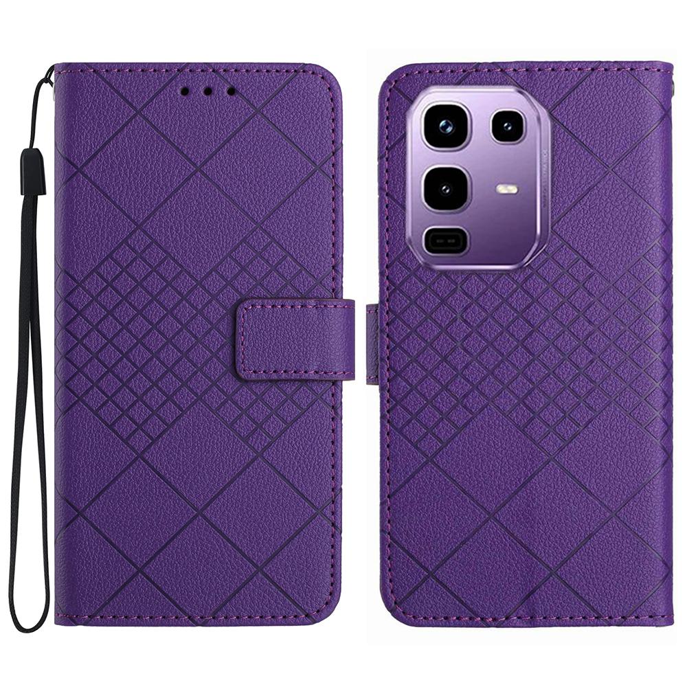For Infinix Note 50x 5G Case Wallet Imprint PU Leather Flip Folio Phone Cover
