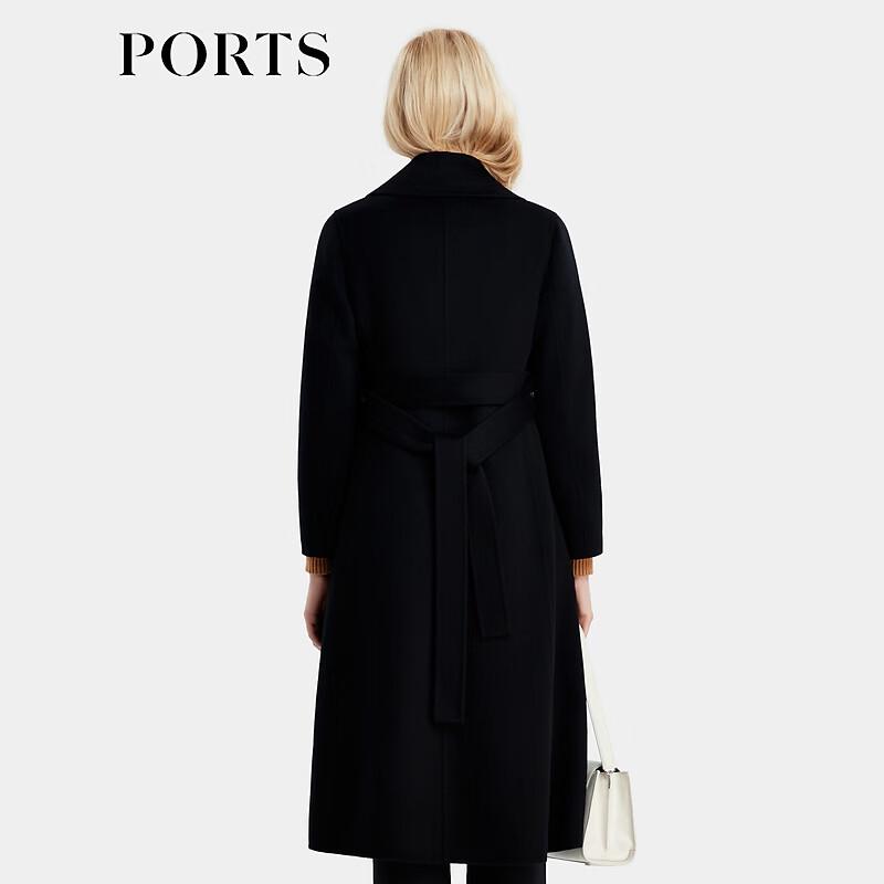PORTS Women's Mid-Length Cashmere Coat LL9C074QWH011