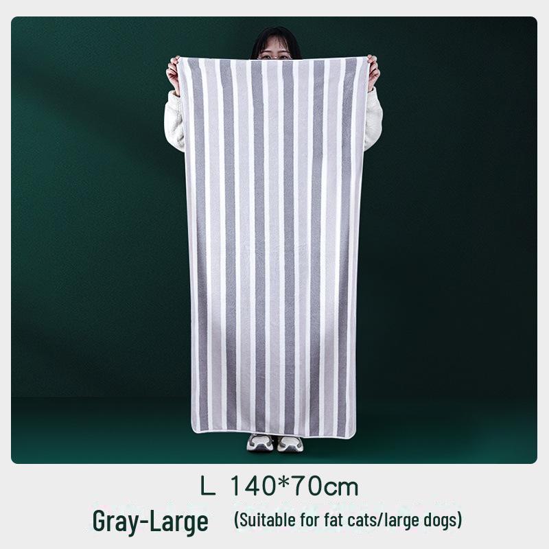 Halat de baie super absorbant cu uscare rapidă pentru animale de companie, pisici și câini - Prosop gros