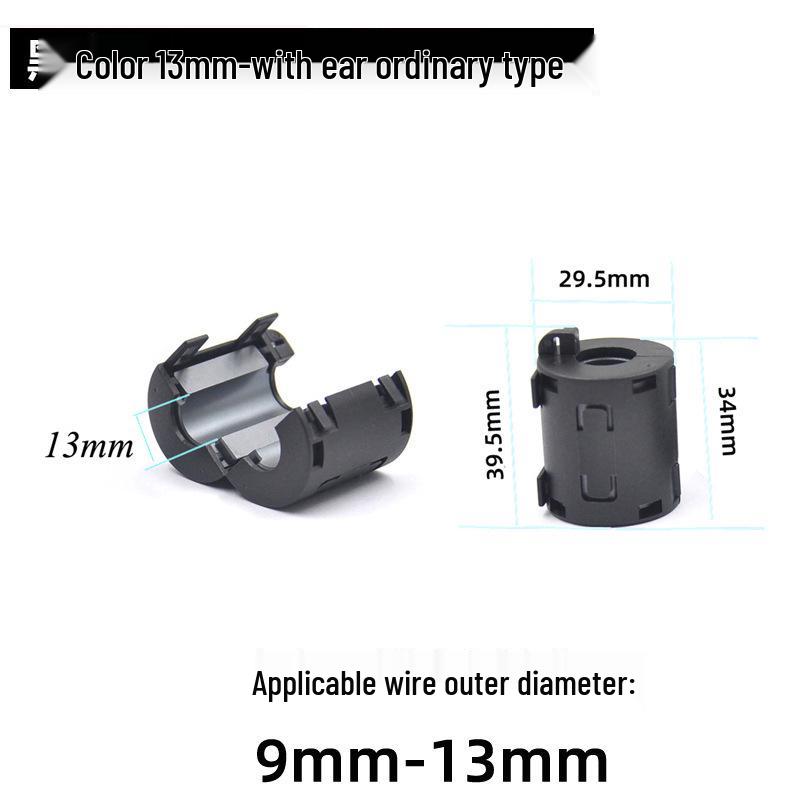 Snap-On Nickel-Zinc Ferrite Core Magnetic Ring for Anti-Interference Shielding