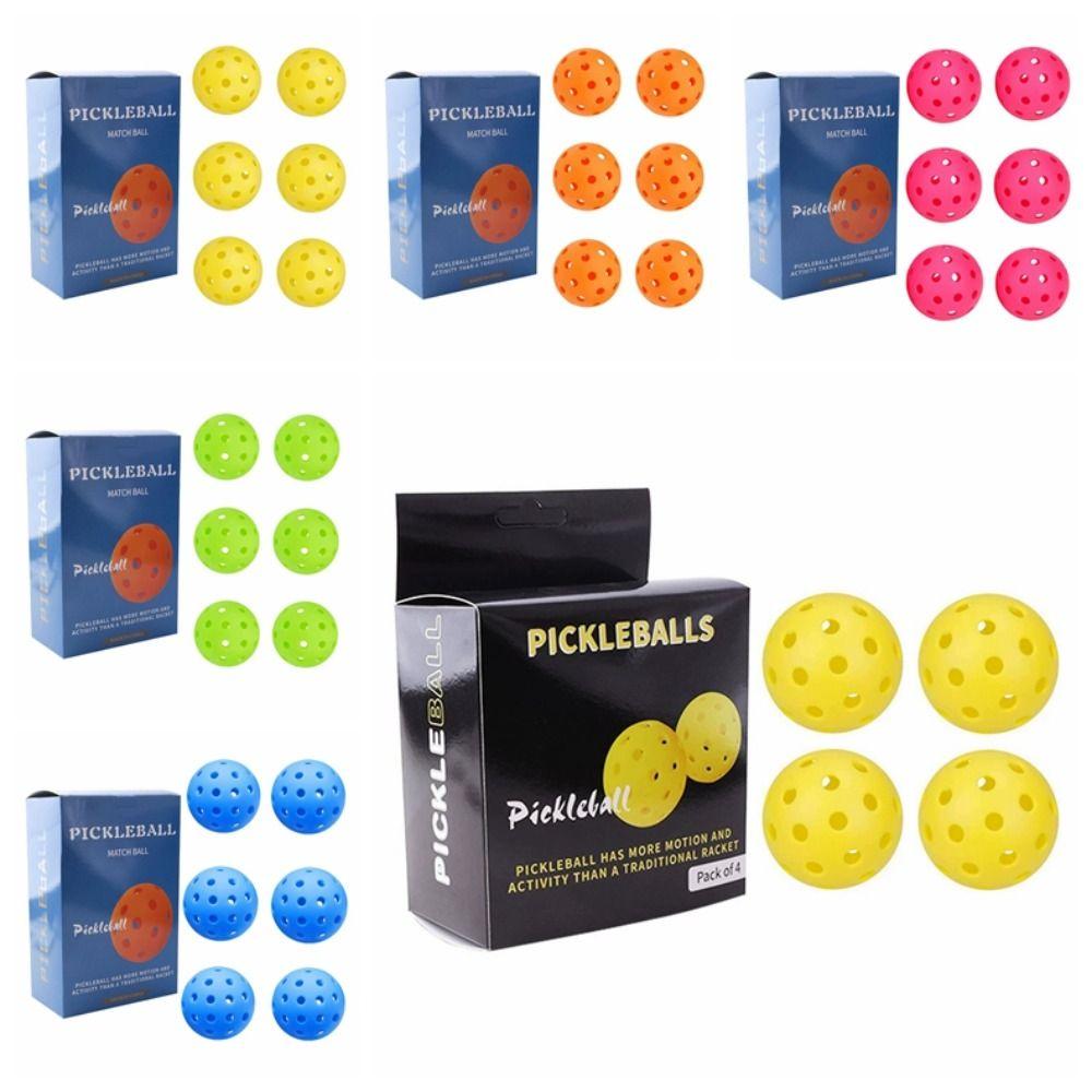 High Visibility 74mm Pickleball Competition 40 Holes Pickleball Racket Sports