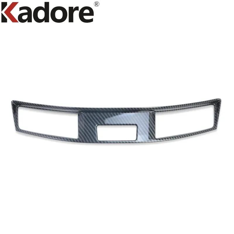 Car Center Air Condition Vent Outlet Cover Trim For Nissan Navara NP300 ST 2014-   Carbon Fiber Interior Accessories