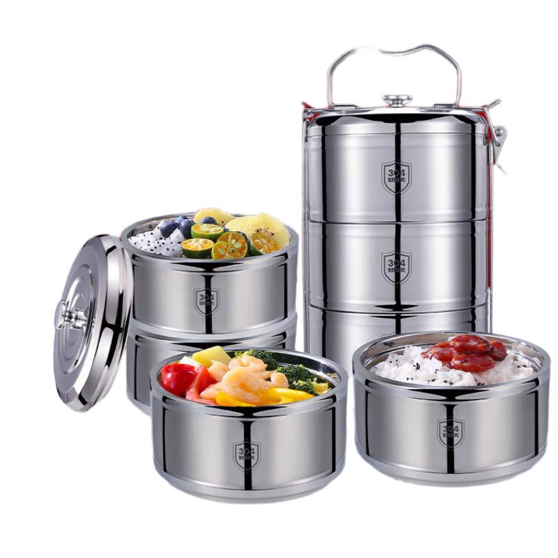 HOCUF H 304 Stainless Steel 4-Layer Insulated Lunch Box