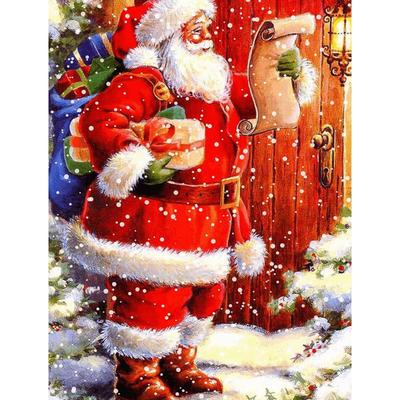 Full DIY Diamond Embroidery Mosaic Diamond Painting Santa Cross Stitch