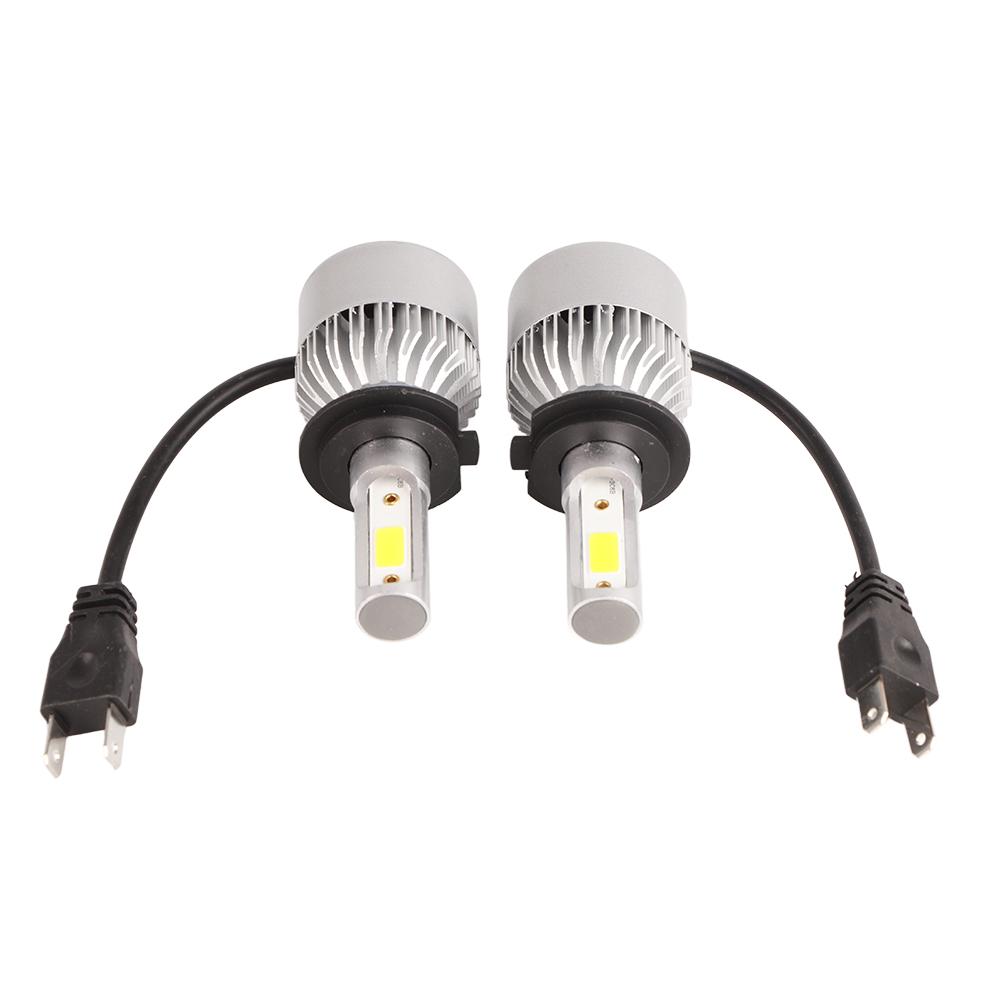 2 Pcs Car H7 Led Headlight Bulb Super Bright Fast Heat Dissipation Headlamp Conversion Kit