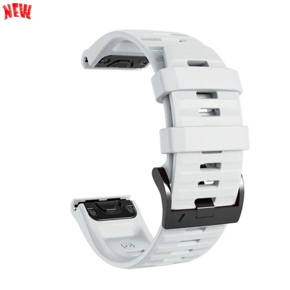 Cinturino in Silicone da 26mm 22mm Per Garmin Fenix 8 E 7 7X Pro 5 5X Plus 6 6X Pro Epix Gen 2 Cinturino Tactix 8 7/Enduro 3 Braccialetto QuickFit