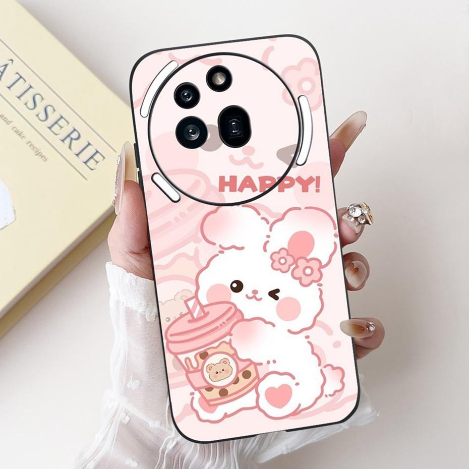 Fashion Design Phone Case For Nothing Phone (3a) Pro Phone3a Black Silicone Soft Cover For NothingPhone 3a 3 a Pro Cases Bumper