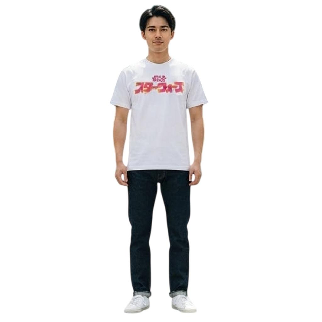 Star Wars Unisex Adult Japanese Logo T-Shirt
