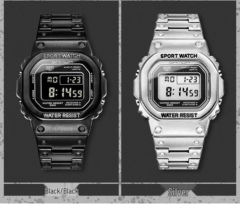 Sanda Classic Waterproof Digital Sport Watch for Men and Women